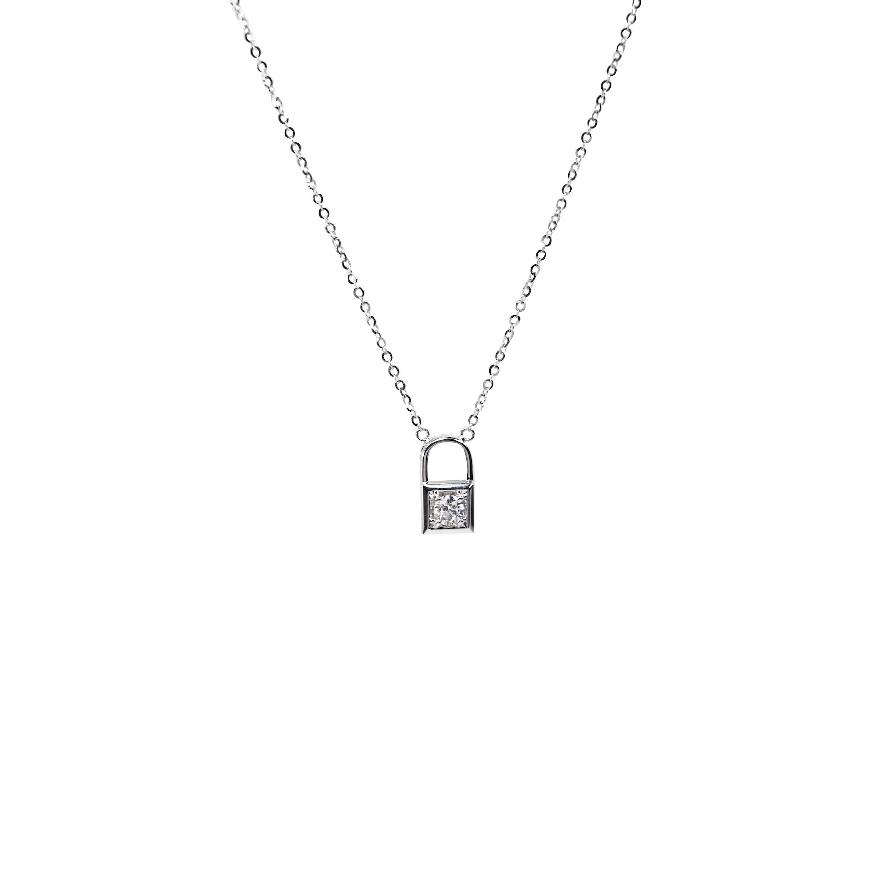 Love Lock Diamond Necklace