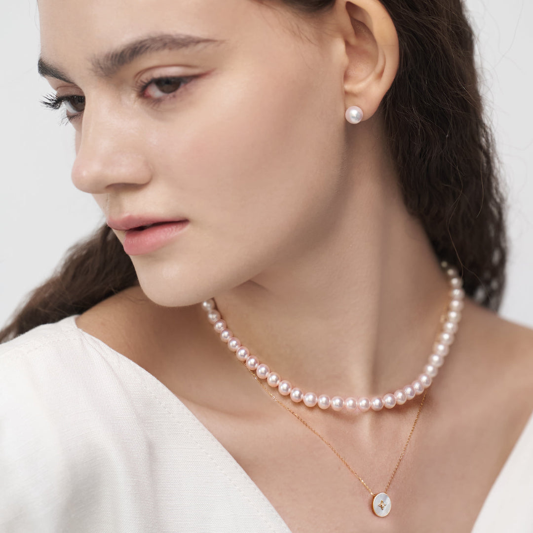 Classic Akoya Pearl Stud Earrings