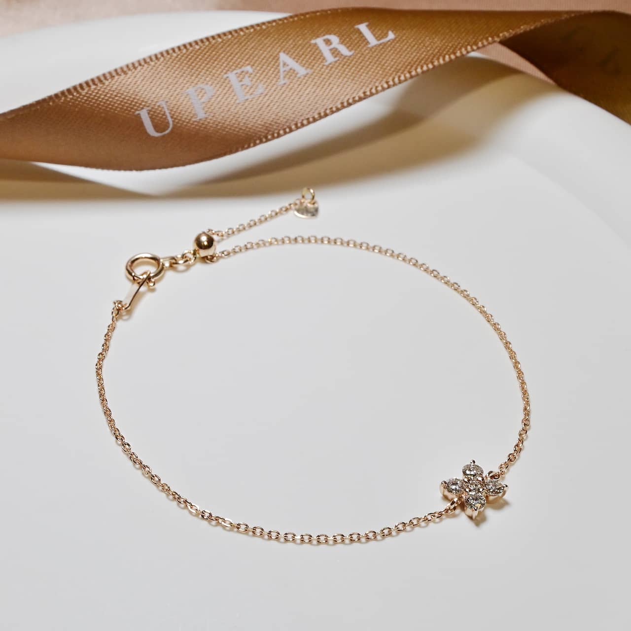 幸福鑽石手鍊平拍近照