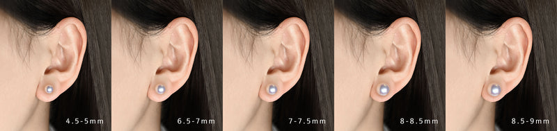 經典珍珠耳環 Classic Akoya Pearl Stud Earrings