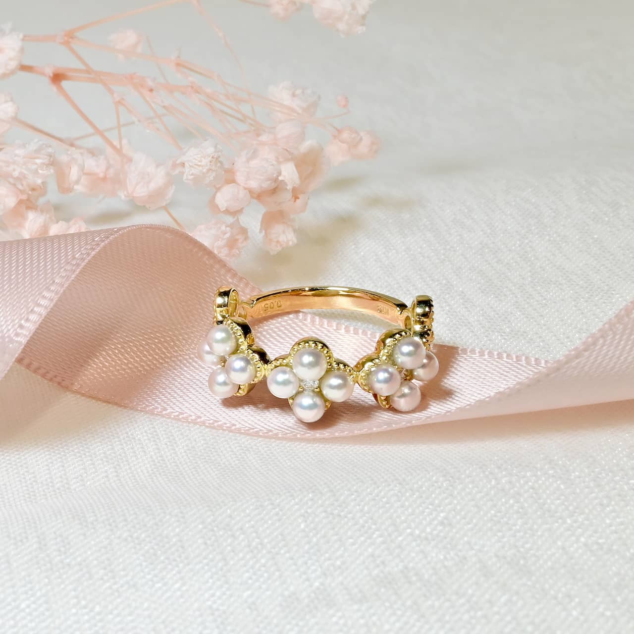 卡羅拉珍珠戒指 Corolla Pearl Ring