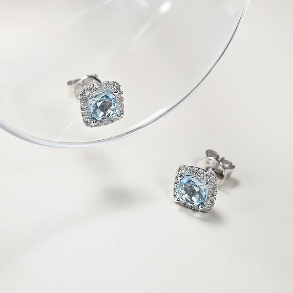 幻境托帕石耳環  Topaz Diamond Earrings