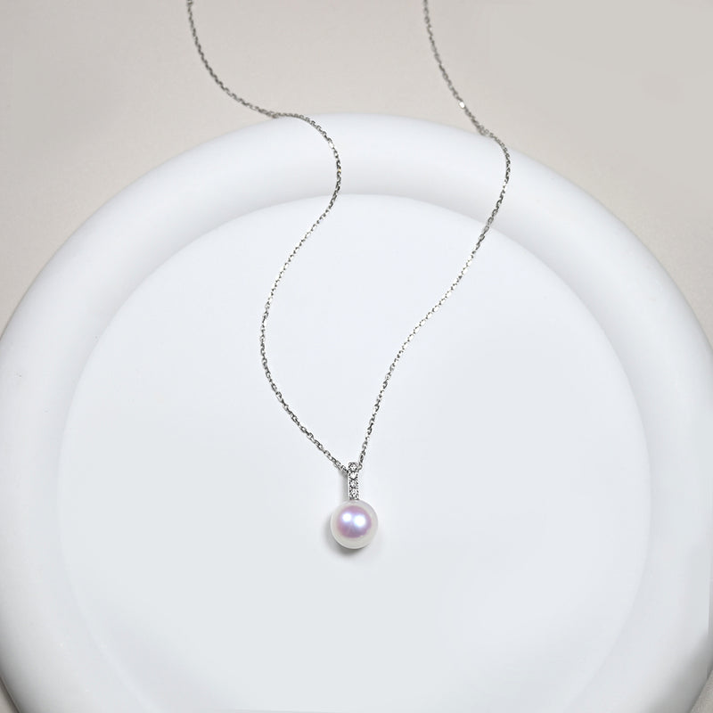 流星珍珠鑽石項鍊 Meteor Pearl Diamond Necklace