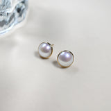 月光馬貝珠耳環 Moonlit Mabe Pearl Earrings