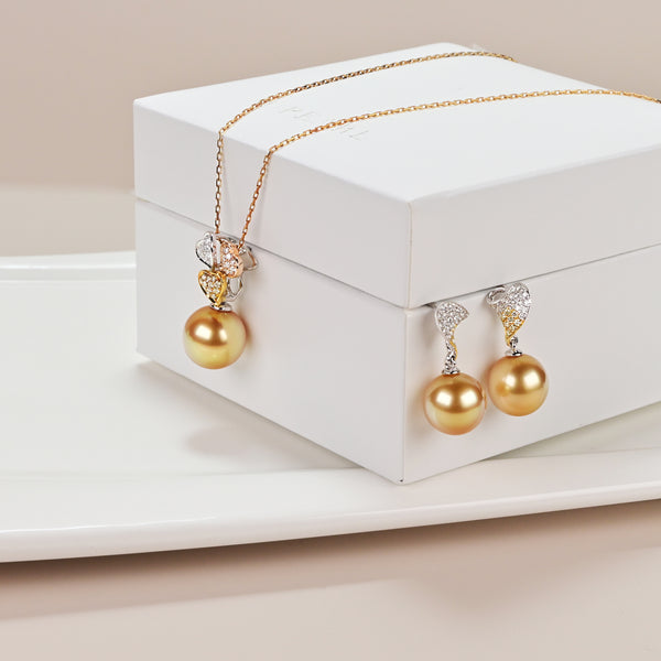南洋金珠耳環 South Sea Pearl Earrings