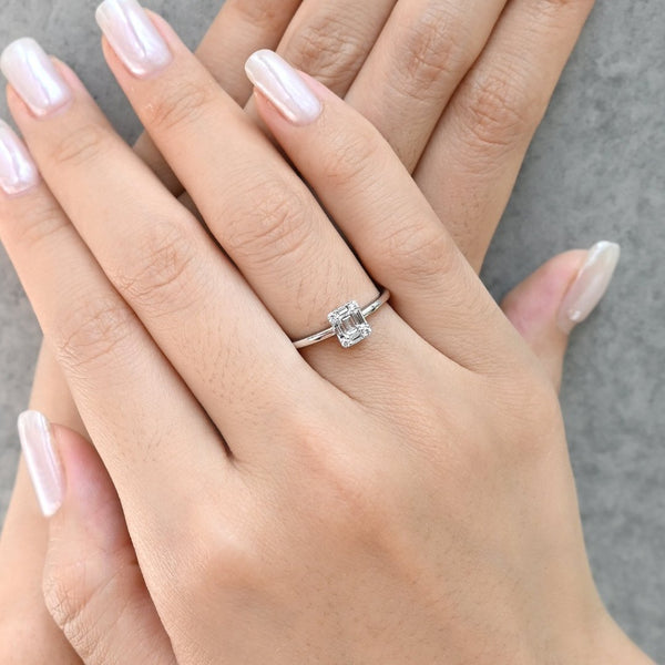 冰雪之心鑽石戒指 Frozen Heart Diamond Ring