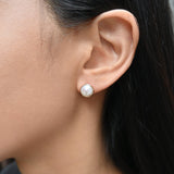 月光馬貝珠耳環 Moonlit Mabe Pearl Earrings
