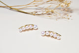 心語珍珠耳夾 Petal Akoya Pearl Clip-on Earrings