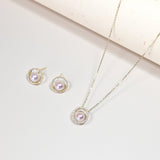月光女神珍珠耳環 Selene Akoya Pearl Earrings