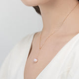 初遇珍珠Y字項鍊 Elegant Akoya Pearl Y Necklace