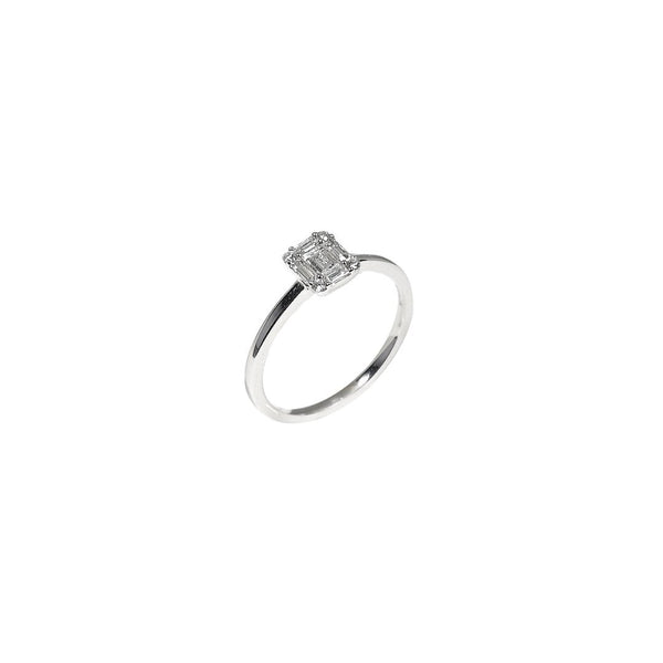 冰雪之心鑽石戒指 Frozen Heart Diamond Ring