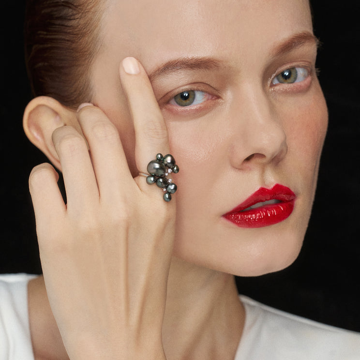 客旭珍珠戒指 Keshi Pearl Ring