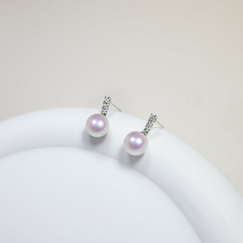 流星珍珠鑽石耳環 Meteor Pearl Diamond Earrings