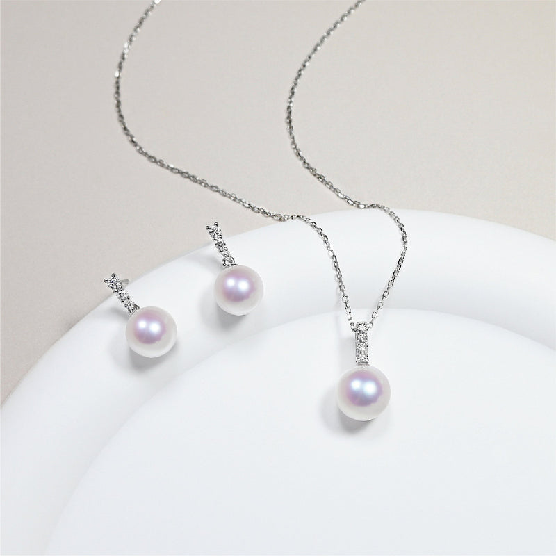 流星珍珠鑽石耳環 Meteor Pearl Diamond Earrings