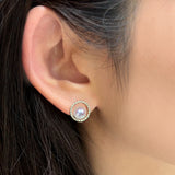 月光女神珍珠耳環 Selene Akoya Pearl Earrings