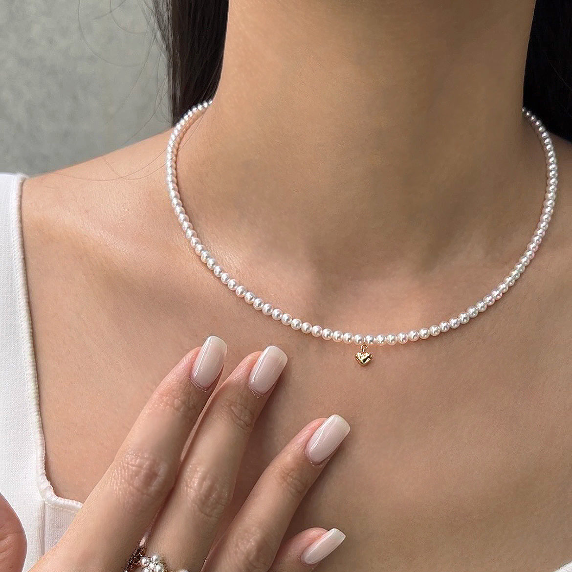 心心之戀珍珠項鍊 Amora Pearl Necklace