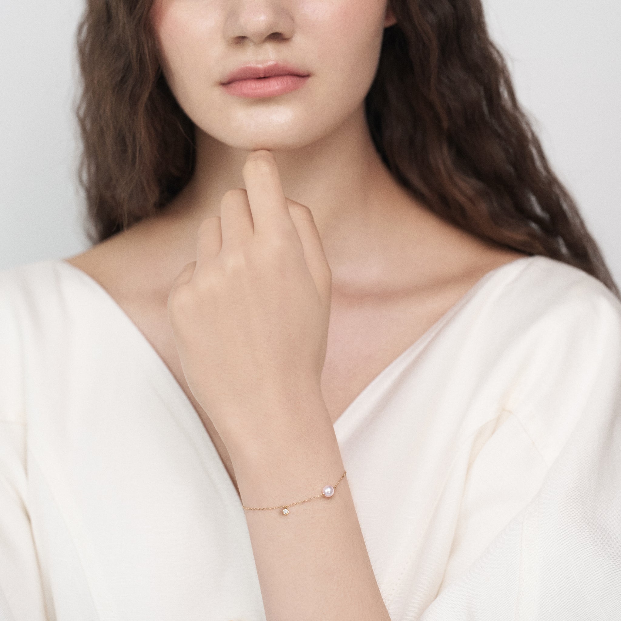 Star and Pearl Bracelet Selina Akoya Pearl Bracelet
