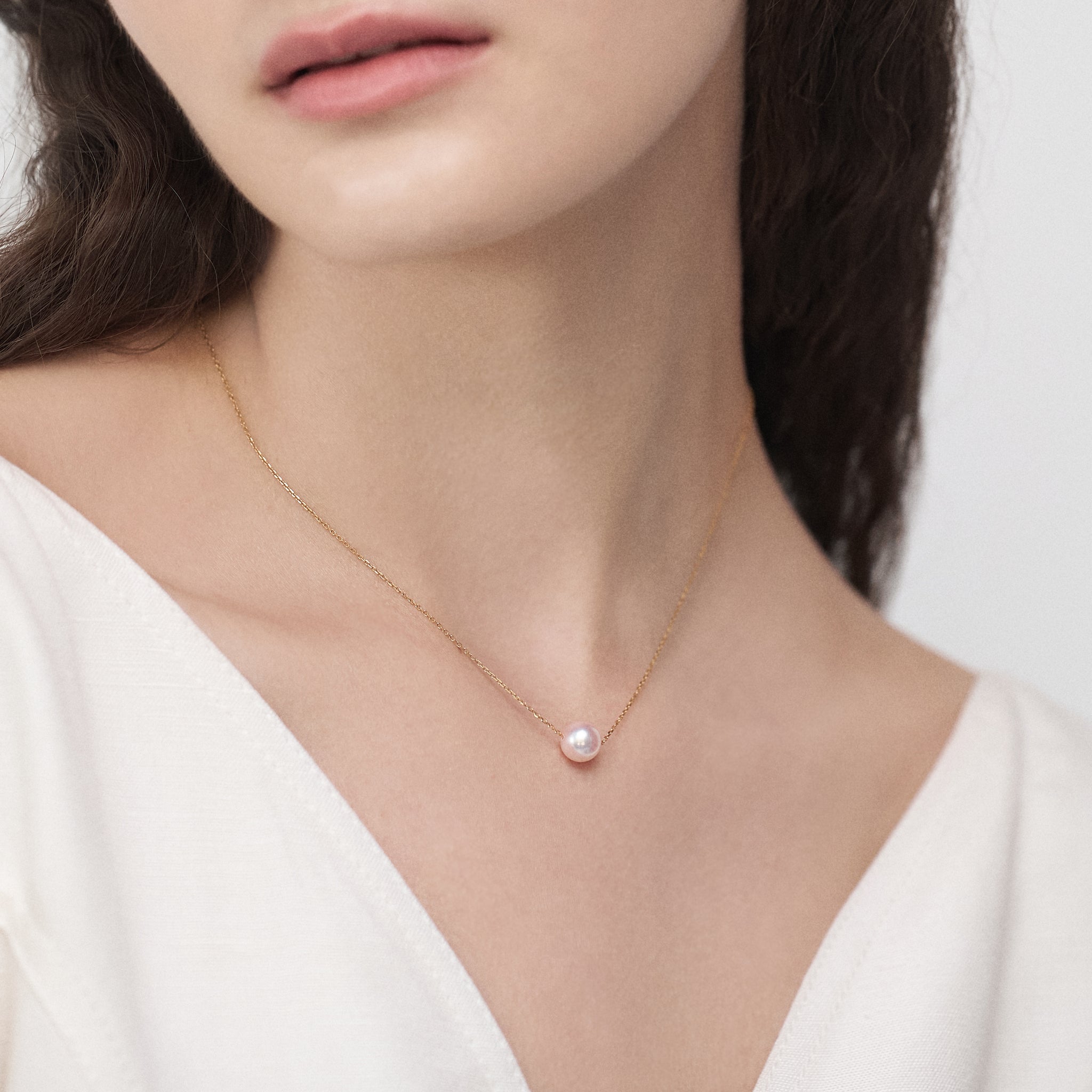 Sole Akoya Pearl Necklace