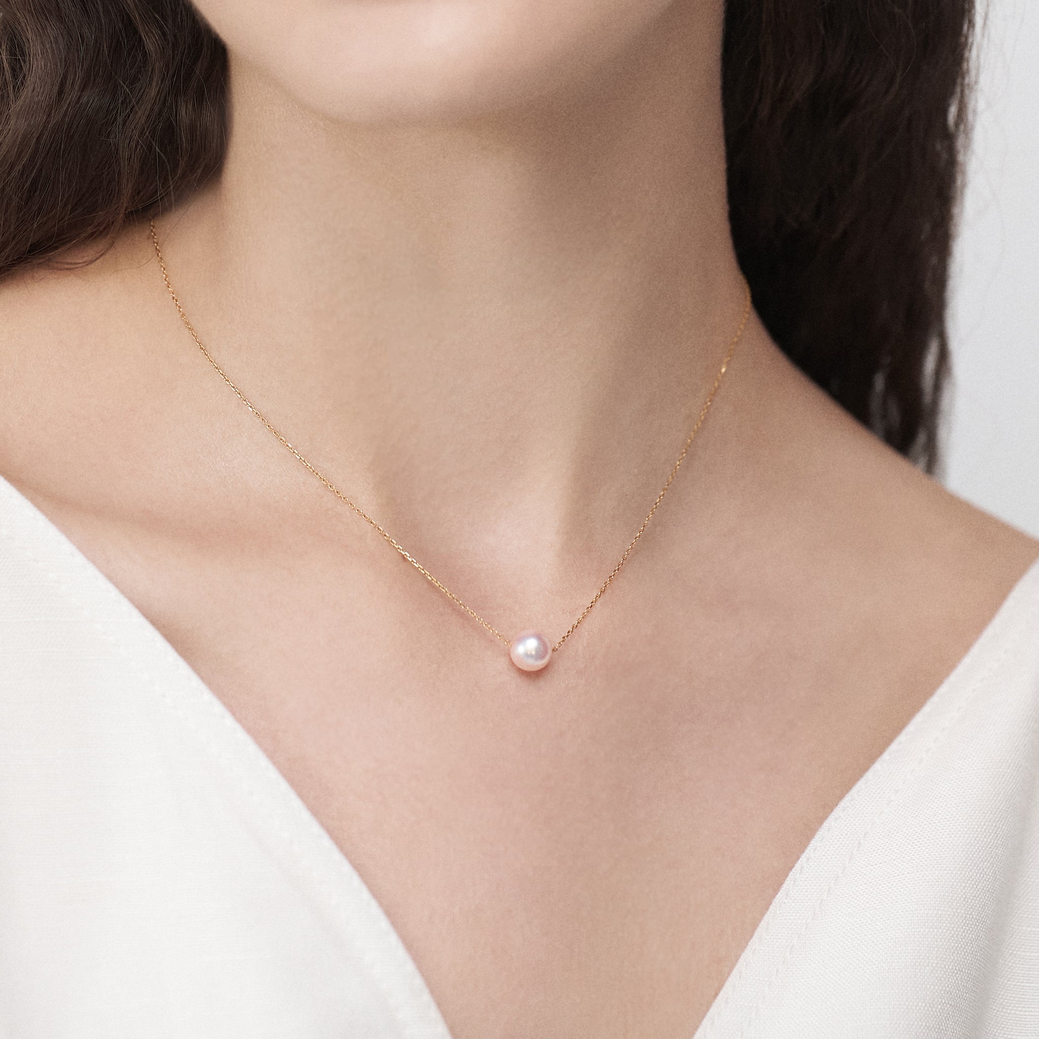Sole Akoya Pearl Necklace