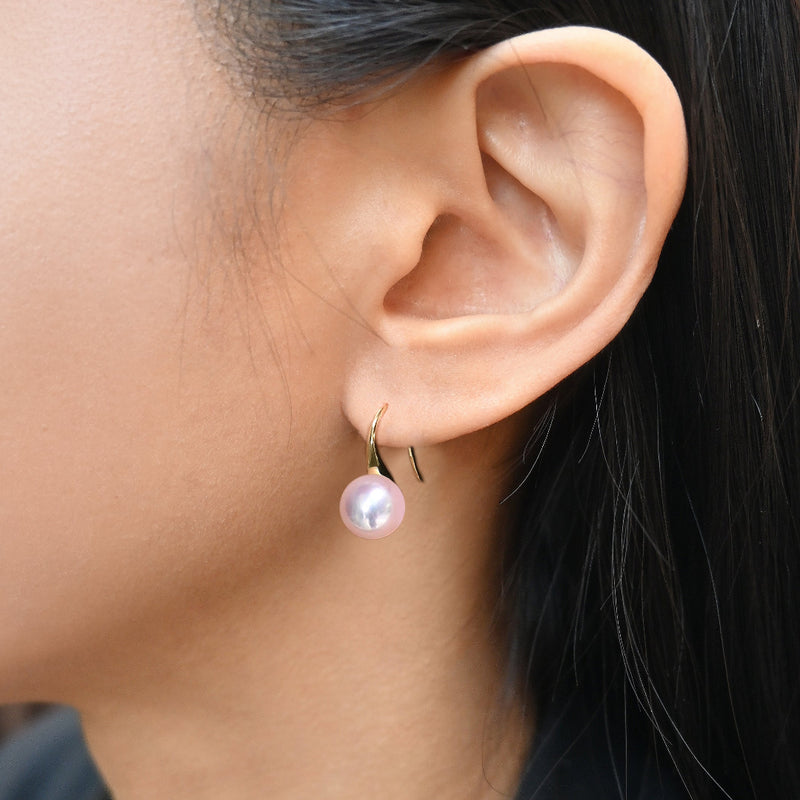 白天鵝珍珠耳環 Swan Akoya Pearl Earrings