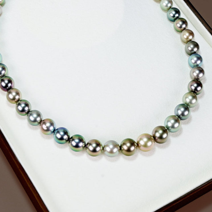大溪地跳色珍珠項鍊Mondicolor Tahitian Pearl Necklace