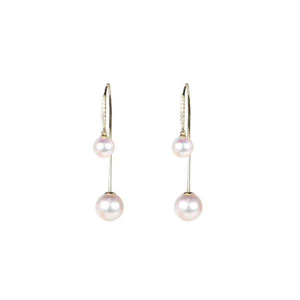 音符珍珠耳環 Melody Akoya Pearl Earrings