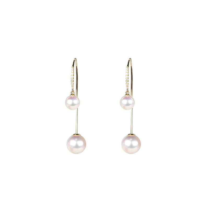 音符珍珠耳環 Melody Akoya Pearl Earrings