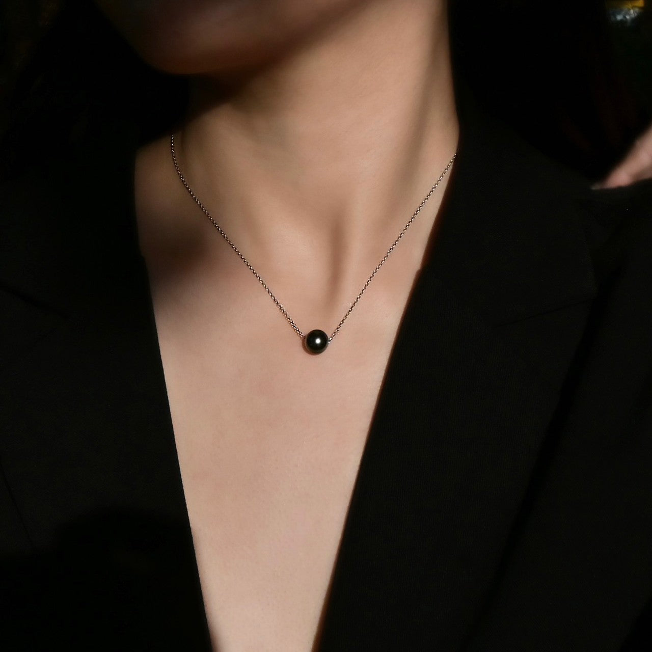 奧黛兒黑珍珠項鍊 Odile Tahitian Pearl Necklace